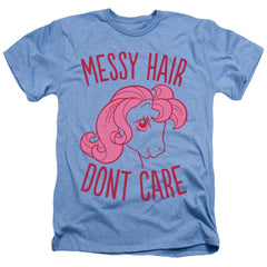 My Little Pony Messy Hair Men's 30/1 Heather 60 40 Poly Short-Sleeve T-Shirt