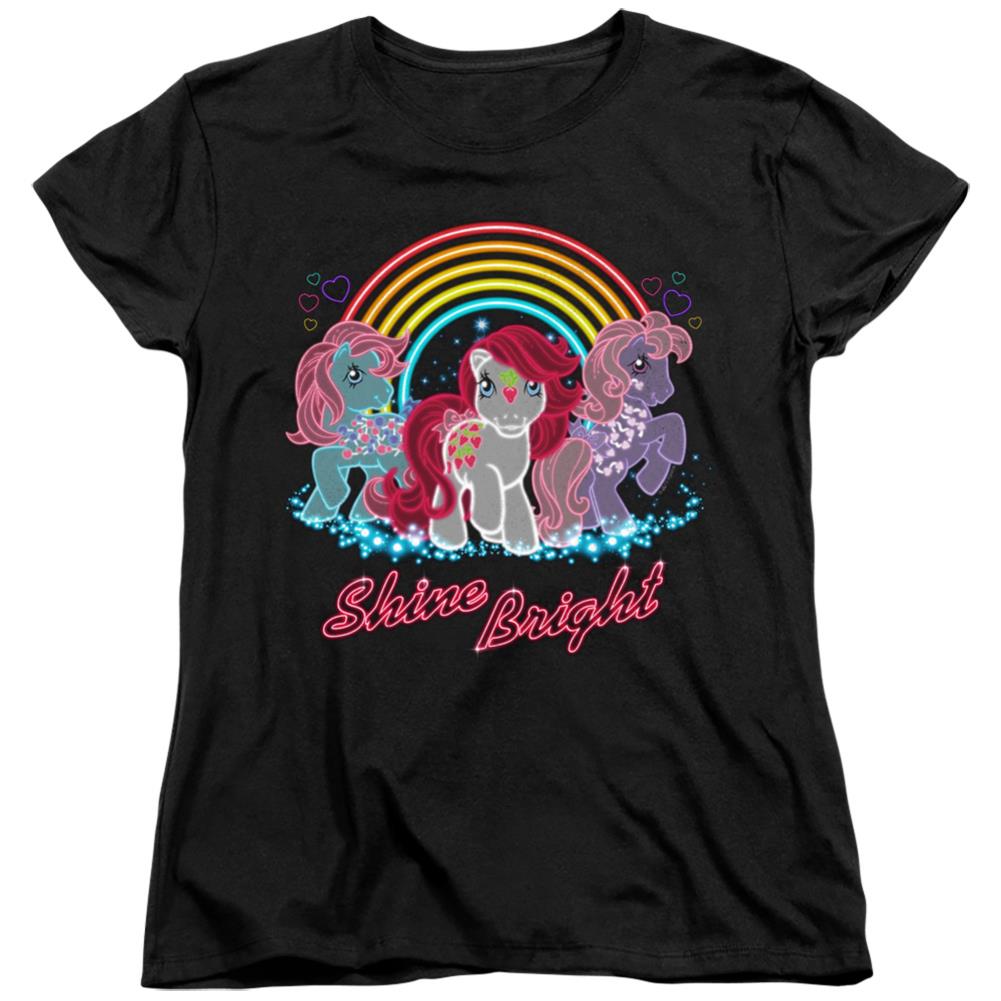 My Little Pony Neon Ponies Women's 18/1 Cotton Short-Sleeve T-Shirt