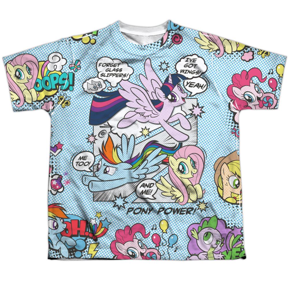 My Little Pony Pony Comic Youth Regular Fit Poly Short-Sleeve T-Shirt