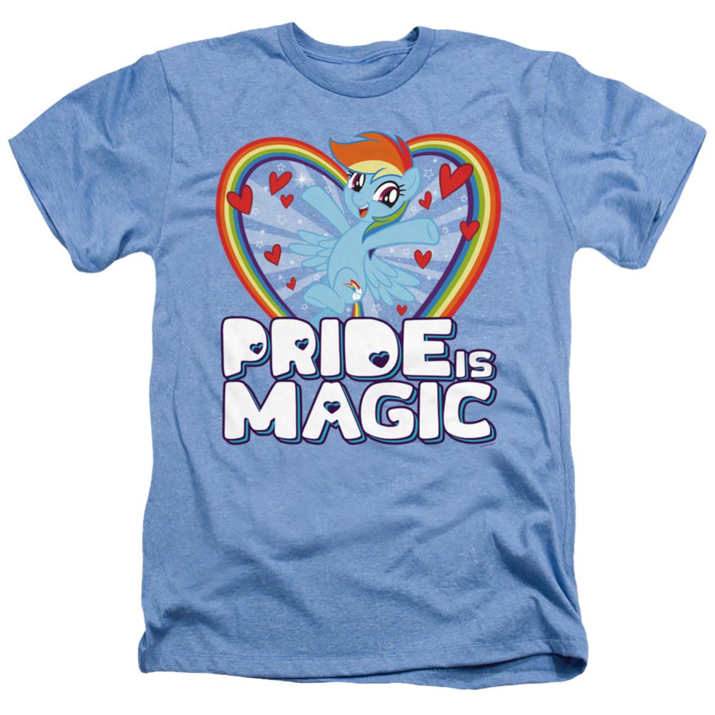 My Little Pony Pride Is Magic Men's 30/1 Heather 60 40 Poly Short-Sleeve T-Shirt