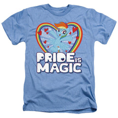My Little Pony Pride Is Magic Men's 30/1 Heather 60 40 Poly Short-Sleeve T-Shirt
