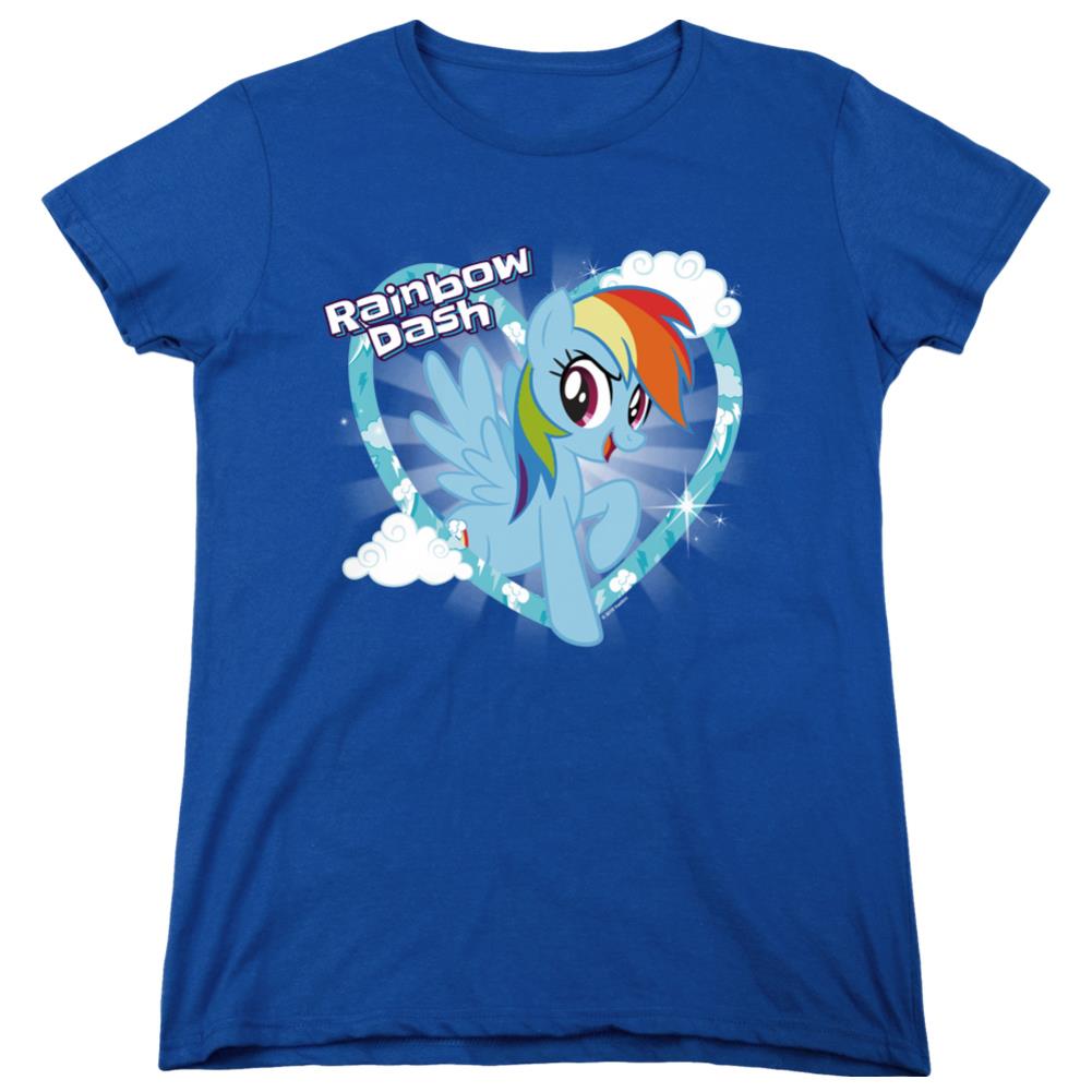 My Little Pony Rainbow Dash Women's 18/1 Cotton Short-Sleeve T-Shirt