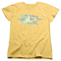 My Little Pony Retro Stripes Women's 18/1 Cotton Short-Sleeve T-Shirt