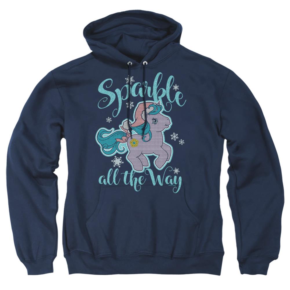 My Little Pony Sparkle All The Way 2 Men's Pull-Over 75 25 Poly Hoodie