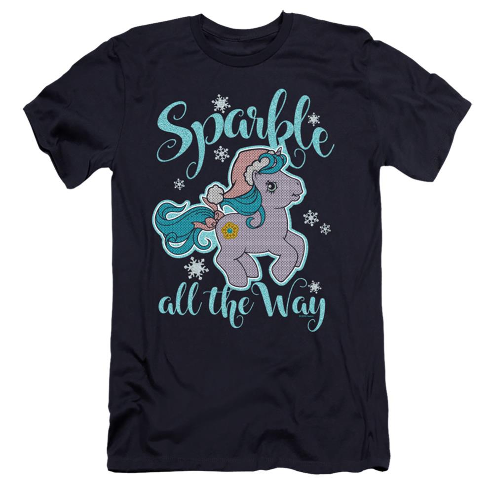 My Little Pony Sparkle All The Way 2 Men's Ultra-Soft 30/1 Cotton Slim Short-Sleeve T-Shirt