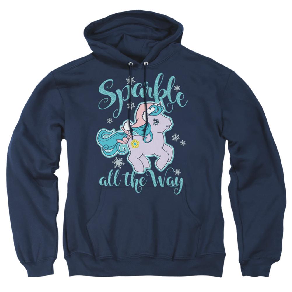 My Little Pony Sparkle All The Way Men's Pull-Over 75 25 Poly Hoodie