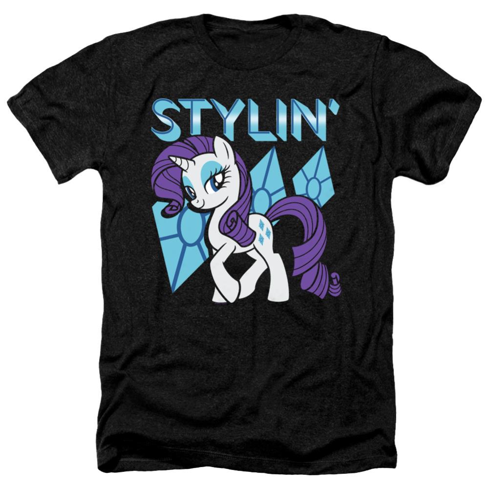 My Little Pony Stylin Men's 30/1 Heather 60 40 Poly Short-Sleeve T-Shirt