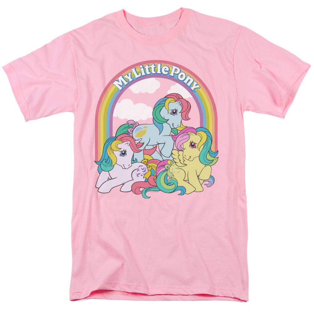 My Little Pony Under The Rainbow Men's 18/1 Cotton Short-Sleeve T-Shirt