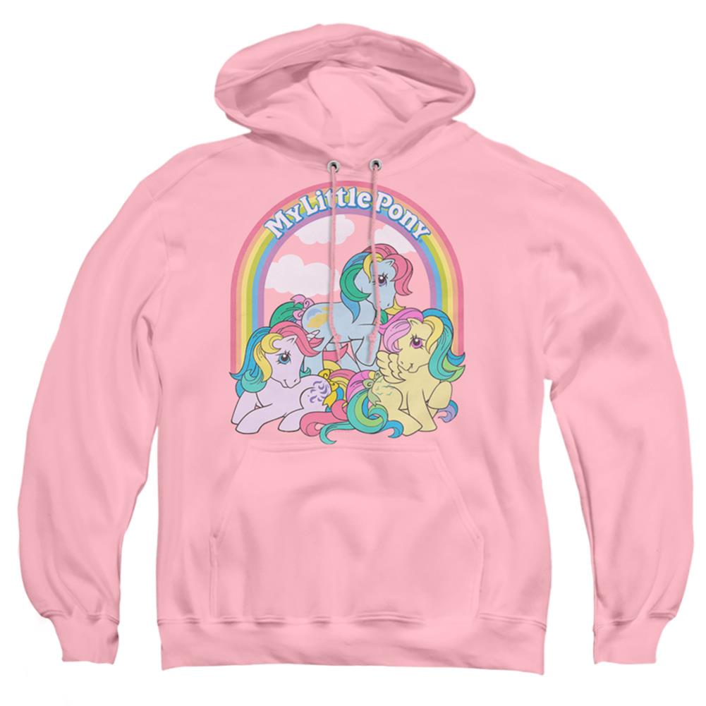 My Little Pony Under The Rainbow Men's Pull-Over 75 25 Poly Hoodie
