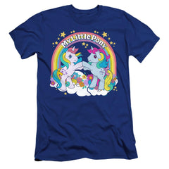 My Little Pony Unicorn Fist Bump Men's Ultra-Soft 30/1 Cotton Slim Short-Sleeve T-Shirt