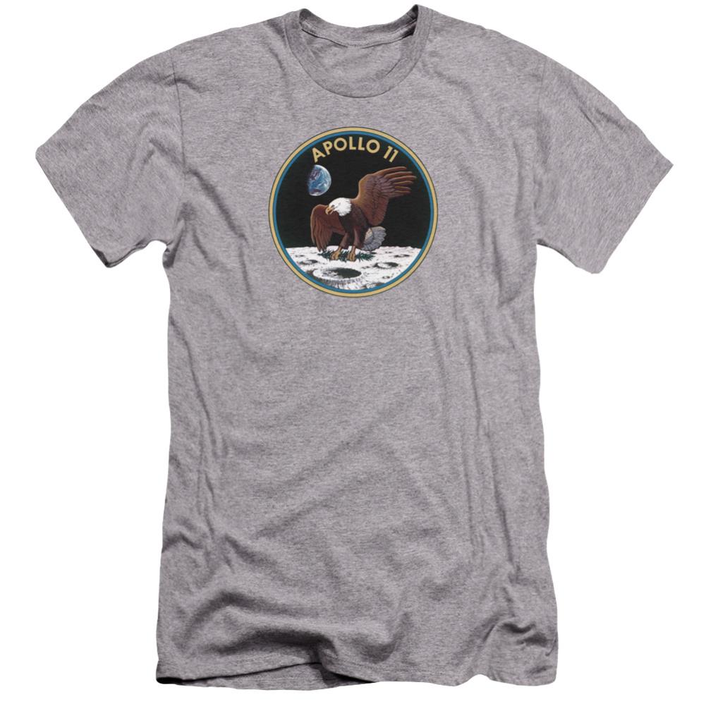 NASA Apollo 11 Men's Ultra-Soft 30/1 Cotton Slim Short-Sleeve T-Shirt