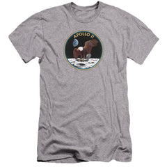 NASA Apollo 11 Men's Ultra-Soft 30/1 Cotton Slim Short-Sleeve T-Shirt