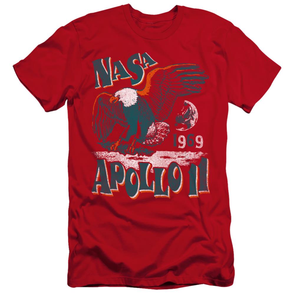 NASA Apollo 11 Men's Ultra-Soft 30/1 Cotton Slim Short-Sleeve T-Shirt