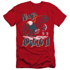NASA Apollo 11 Men's Ultra-Soft 30/1 Cotton Slim Short-Sleeve T-Shirt
