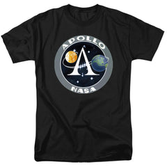 NASA Apollo Space Program Patch Men's 18/1 Cotton Short-Sleeve T-Shirt