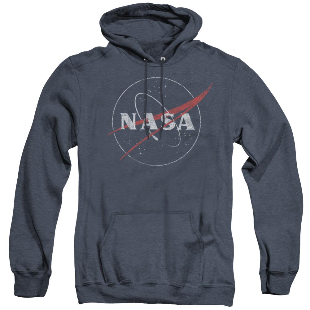 NASA Distressed Logo Men's Pull-Over Hoodie