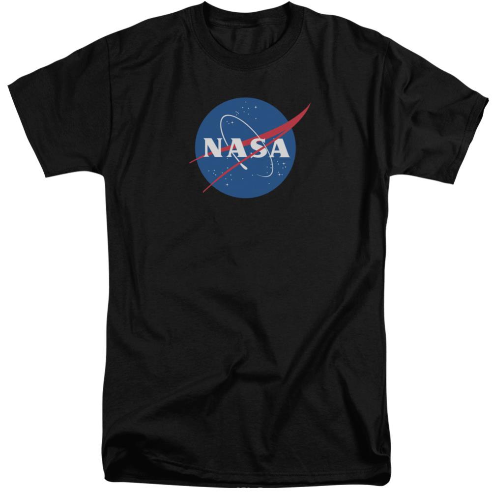 NASA Meatball Logo Men's 18/1 Tall Cotton Short-Sleeve T-Shirt