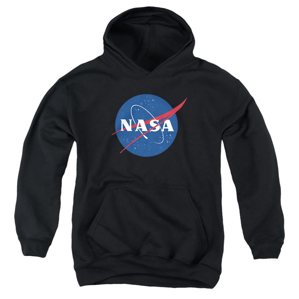 NASA Meatball Logo Youth Cotton Poly Pull-Over Hoodie