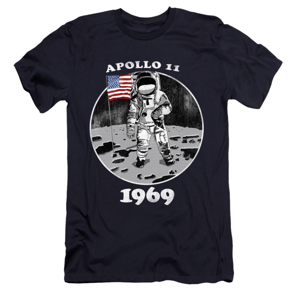 NASA Not Fake Men's Ultra-Soft 30/1 Cotton Slim Short-Sleeve T-Shirt