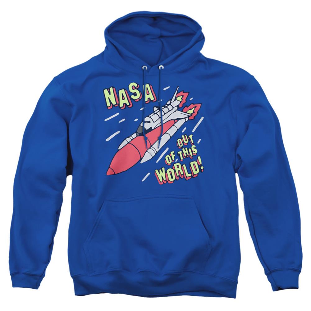 NASA Out Of This World Men's Pull-Over 75 25 Poly Hoodie