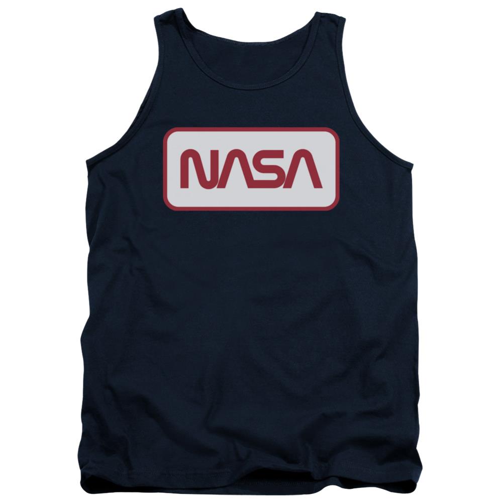 NASA Rectagular Worm Logo Men's 18/1 Cotton Tank Top