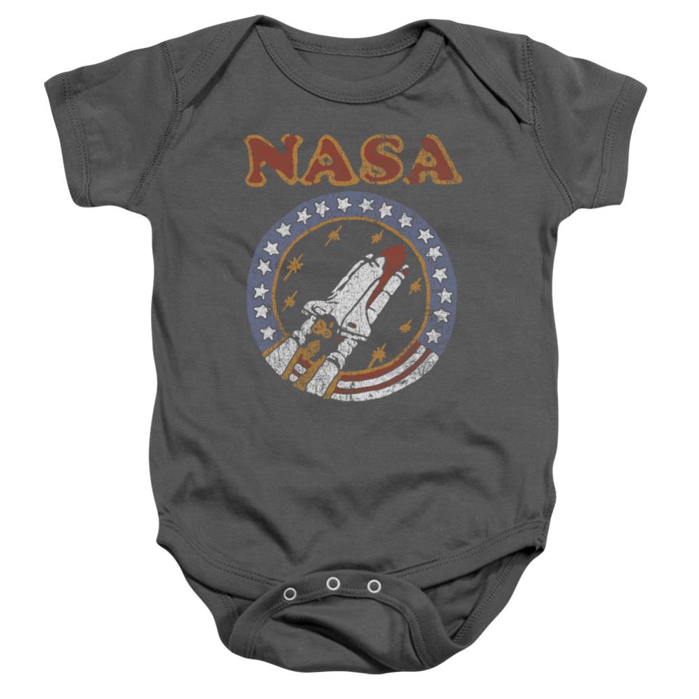 NASA Retro Shuttle Infant's Cotton SS Snapsuit