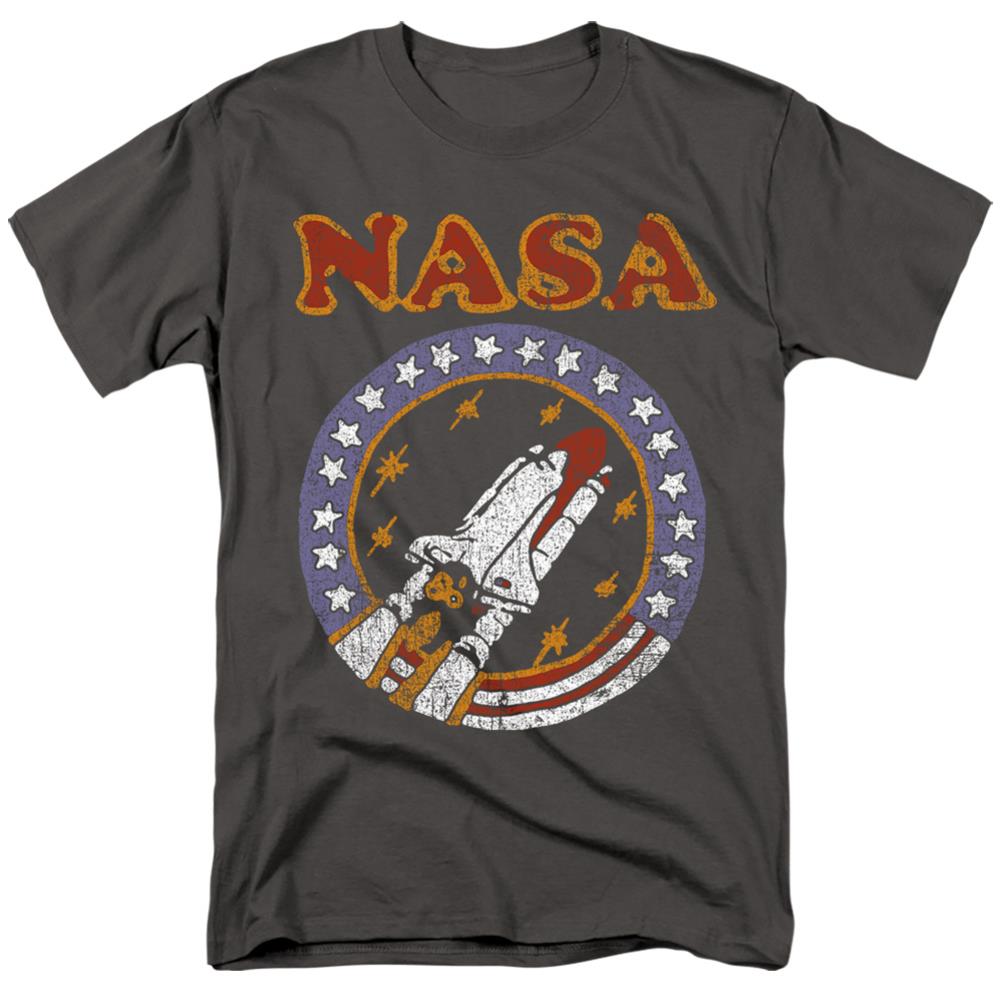NASA Retro Shuttle Men's 18/1 Cotton Short-Sleeve T-Shirt