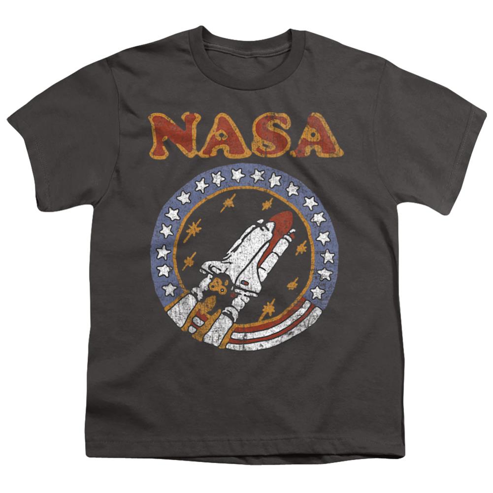 NASA Retro Shuttle Youth 18/1 100% Cotton Short-Sleeve T-Shirt