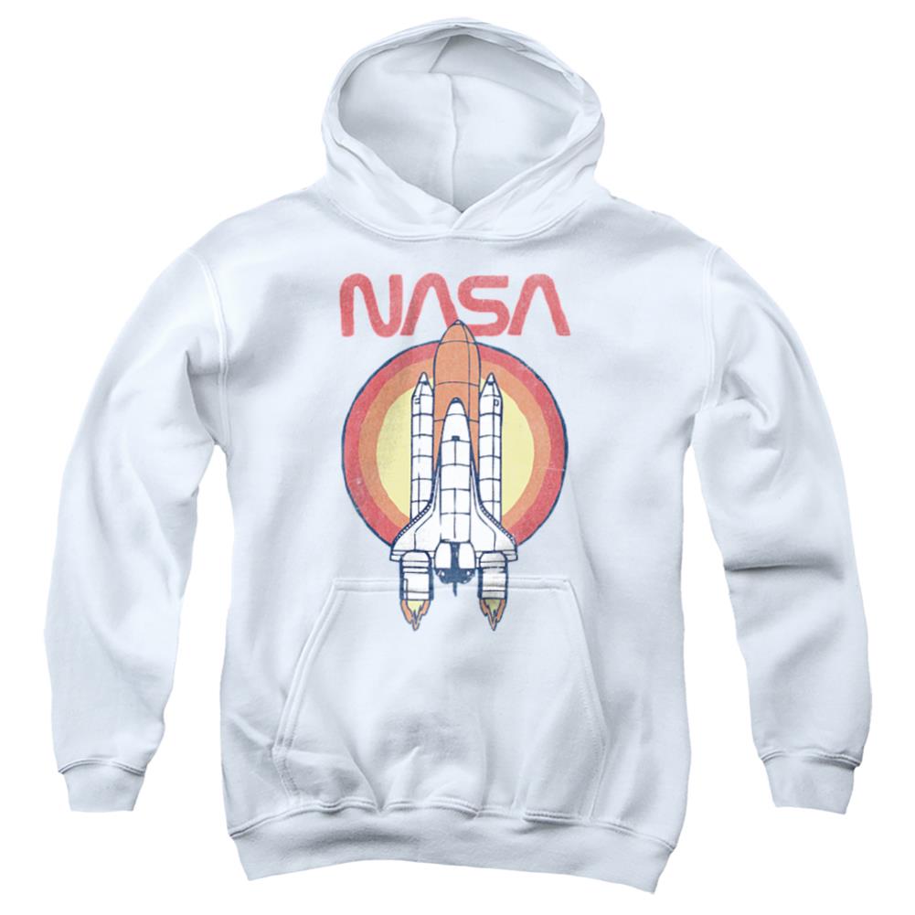 NASA Shuttle Circle Youth Cotton Poly Pull-Over Hoodie