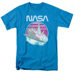 NASA Shuttle Launch Men's 18/1 Cotton Short-Sleeve T-Shirt