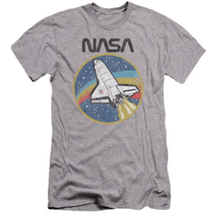 NASA Shuttle Men's Ultra-Soft 30/1 Cotton Slim Short-Sleeve T-Shirt