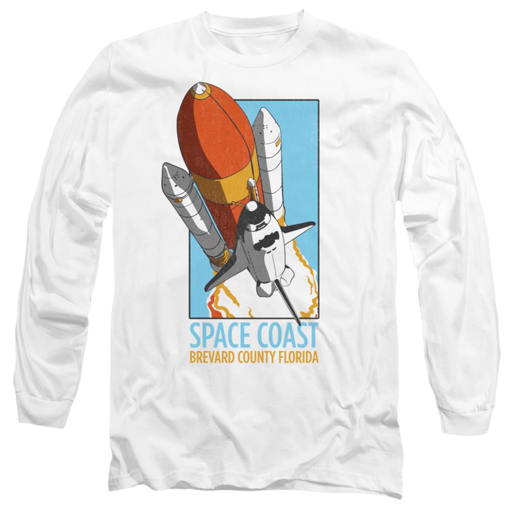 NASA Space Coast Men's 18/1 Cotton Long-Sleeve T-Shirt