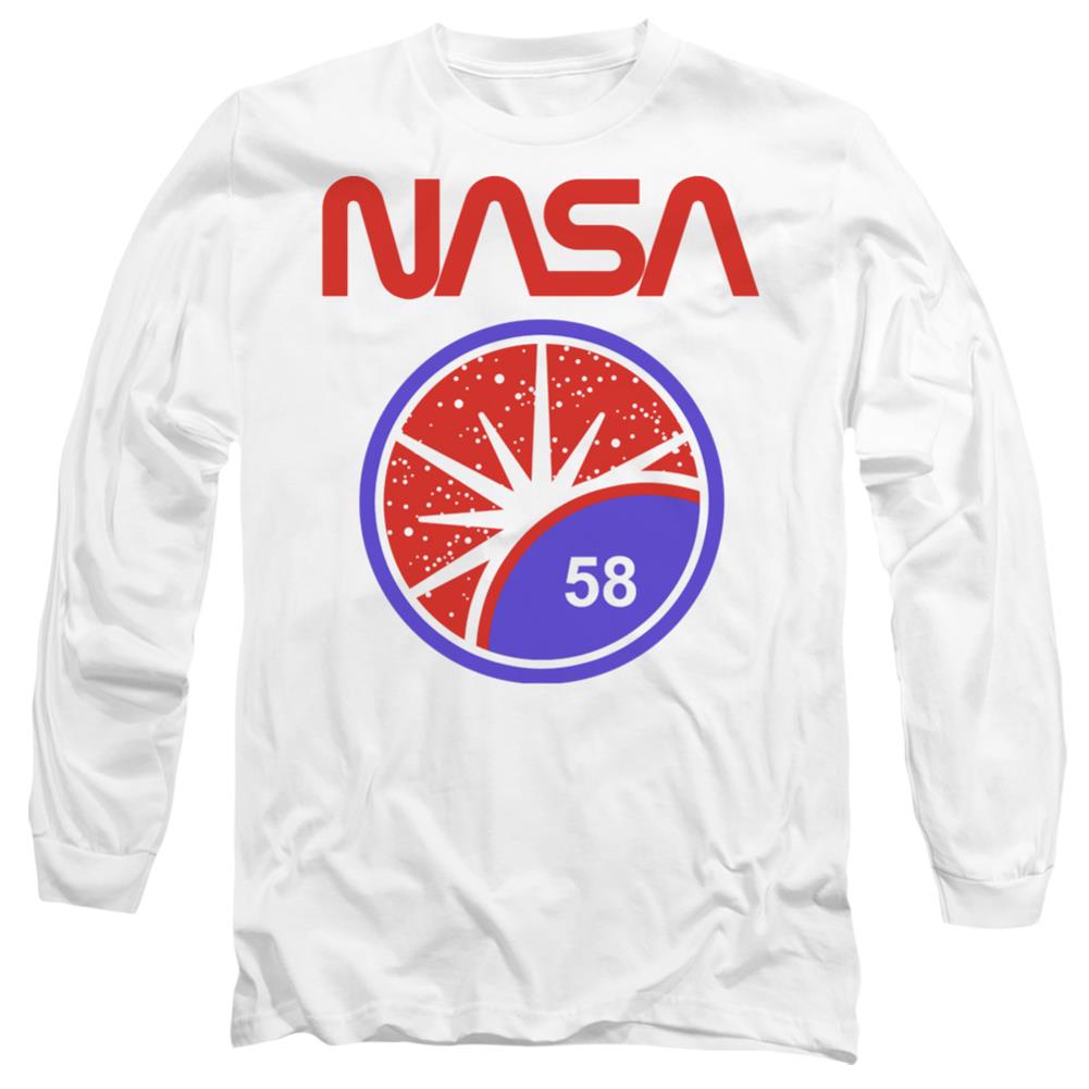 NASA Stars Men's 18/1 Cotton Long-Sleeve T-Shirt