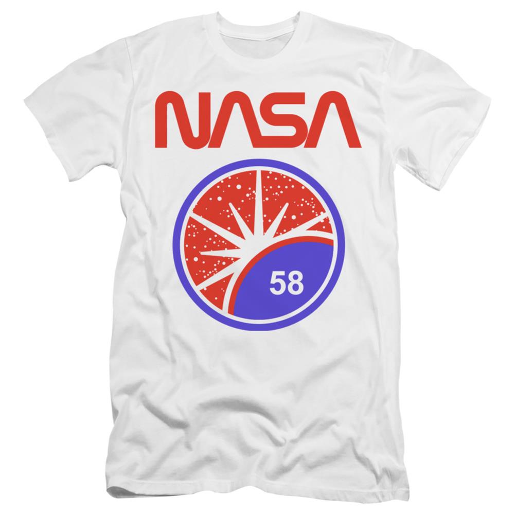 NASA Stars Men's Ultra-Soft 30/1 Cotton Slim Short-Sleeve T-Shirt