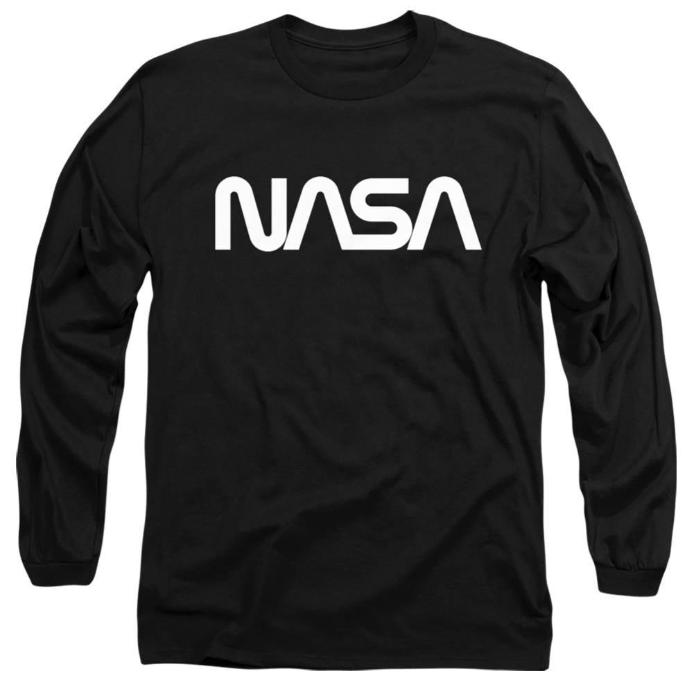 NASA Worm Logo Men's 18/1 Cotton Long-Sleeve T-Shirt