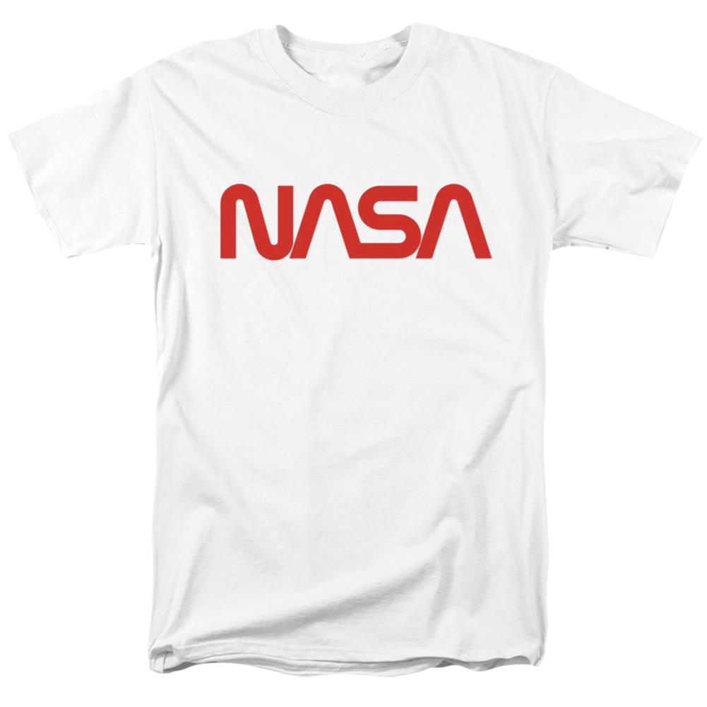 NASA Worm Logo Men's 18/1 Cotton Short-Sleeve T-Shirt