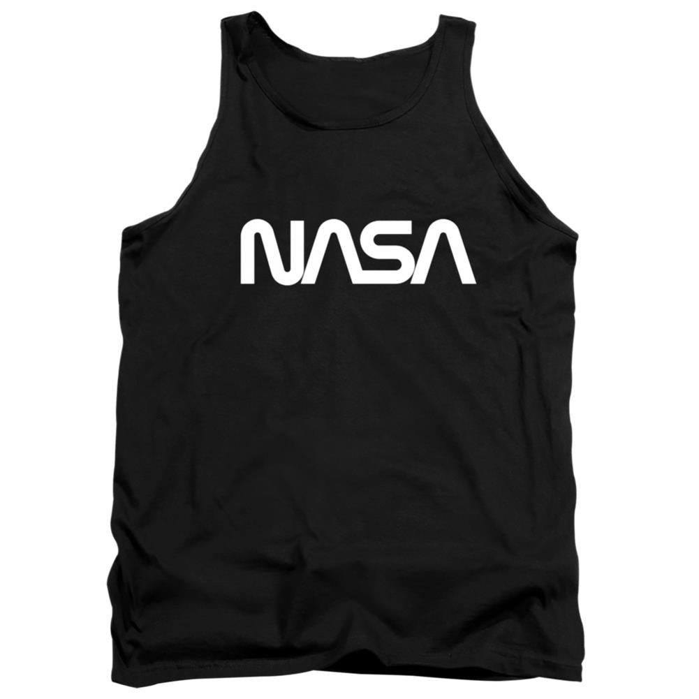 NASA Worm Logo Men's 18/1 Cotton Tank Top