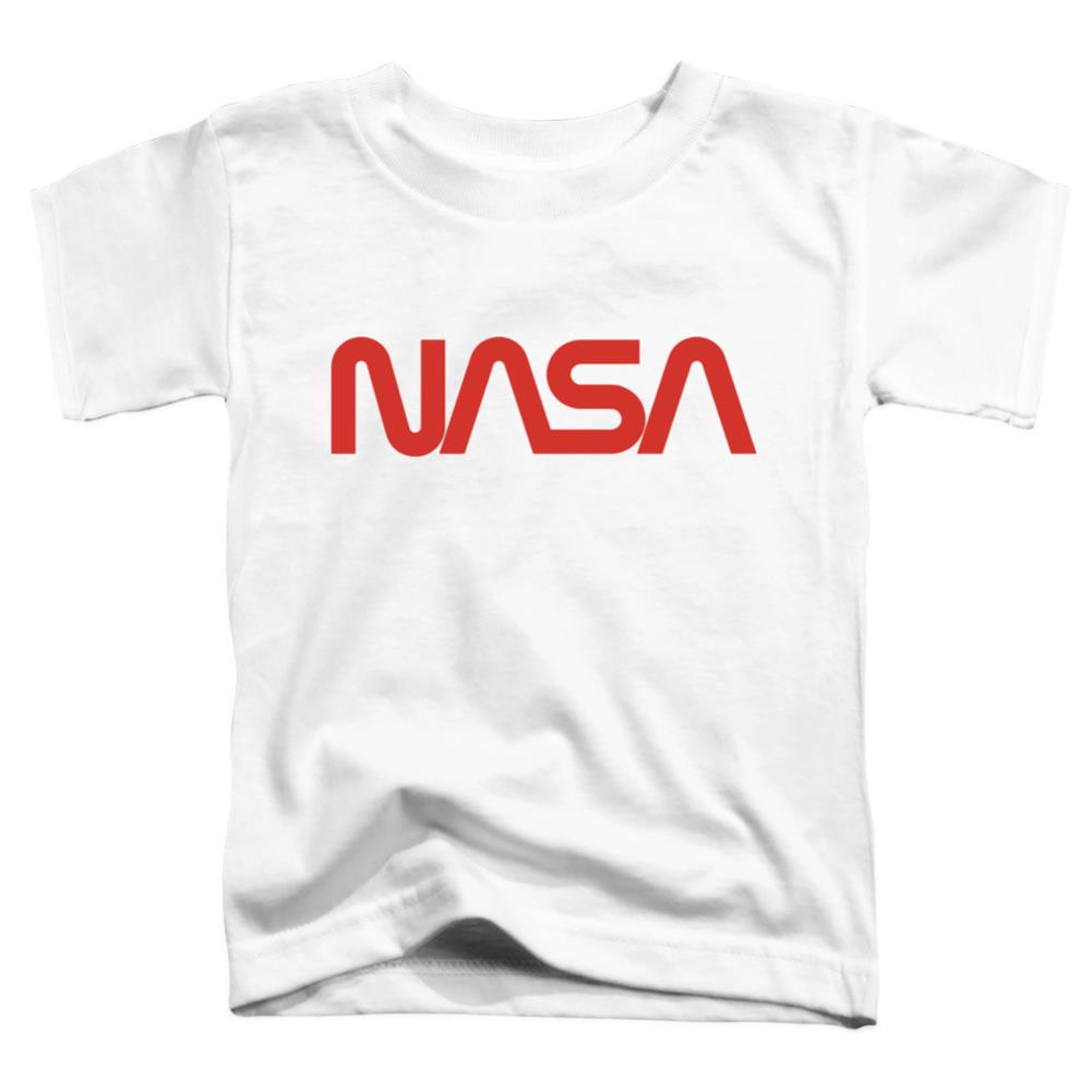 NASA Worm Logo Toddler 18/1 Cotton Short-Sleeve T-Shirt