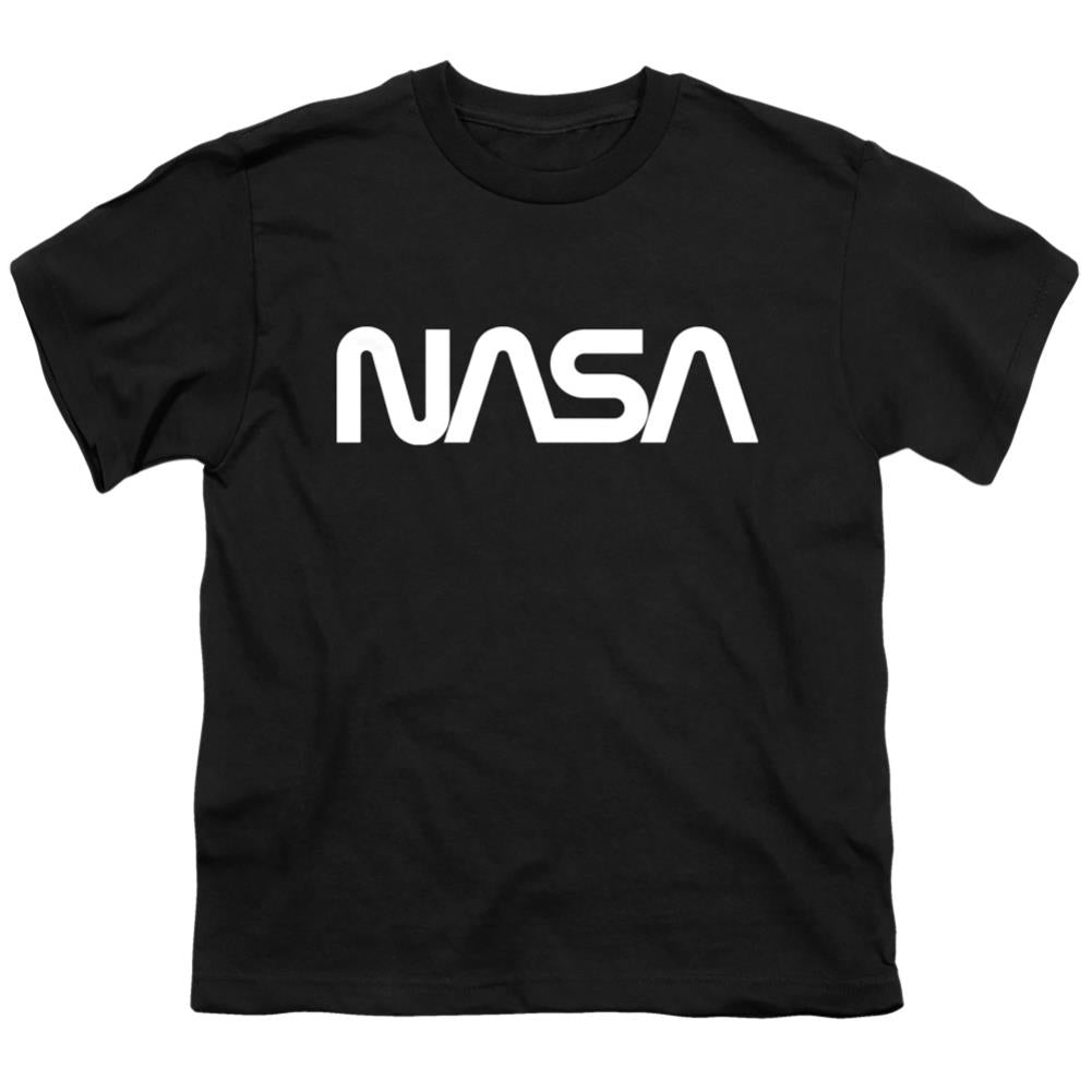 NASA Worm Logo Youth 18/1 100% Cotton Short-Sleeve T-Shirt