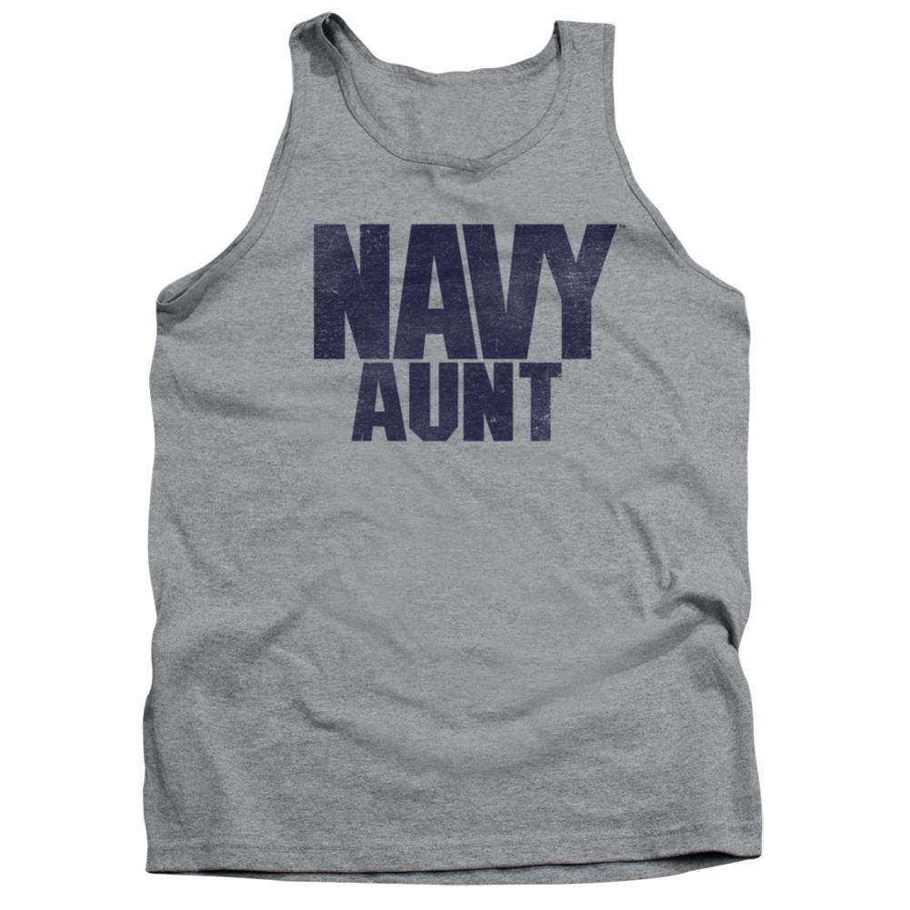 Navy Aunt Men's 18/1 Cotton Tank Top