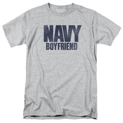 Navy Boyfriend Men's 18/1 Cotton Short-Sleeve T-Shirt