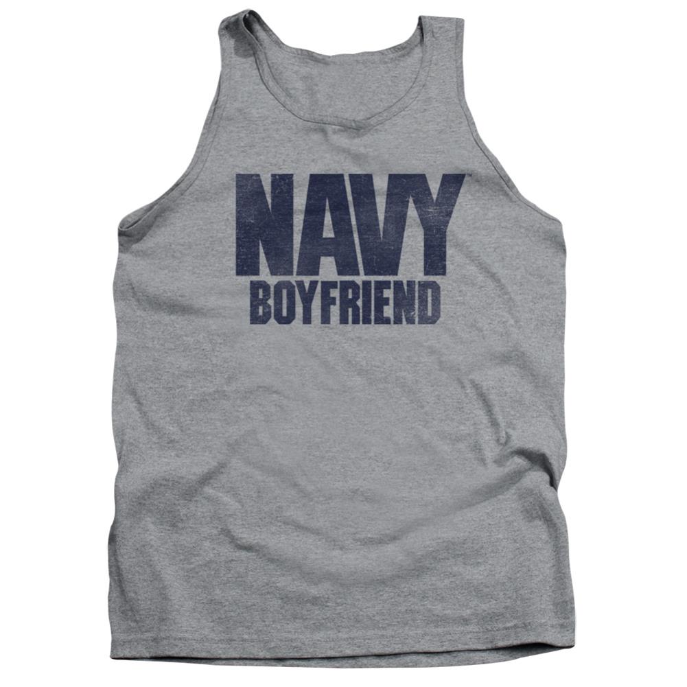 Navy Boyfriend Men's 18/1 Cotton Tank Top