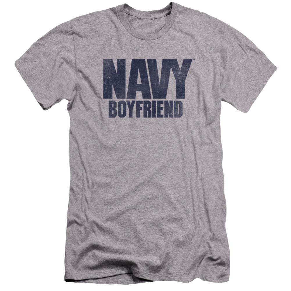 Navy Boyfriend Men's Ultra-Soft 30/1 Cotton Slim Short-Sleeve T-Shirt
