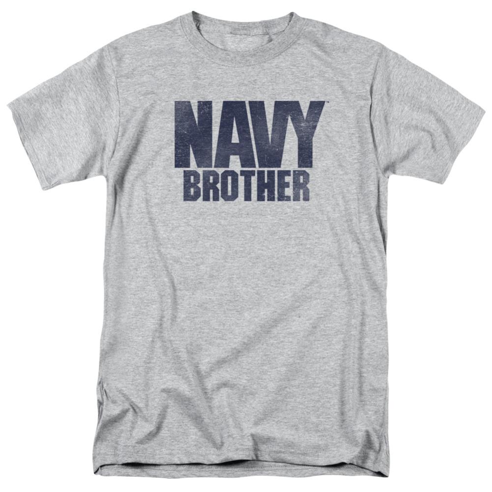 Navy Brother Men's 18/1 Cotton Short-Sleeve T-Shirt