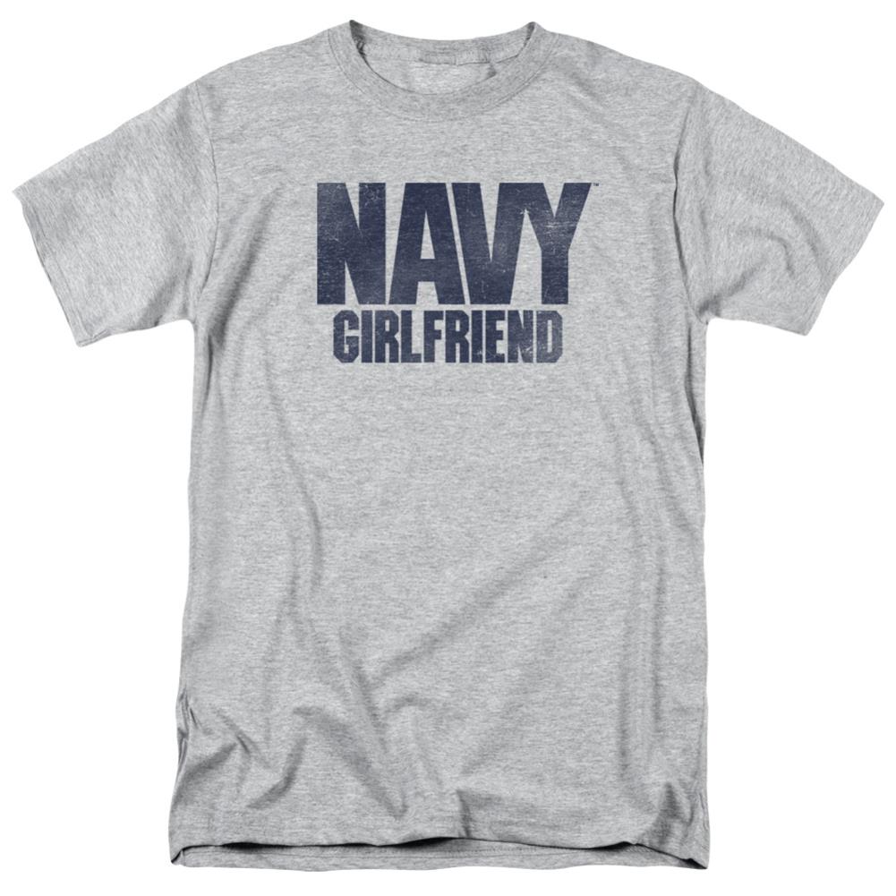 Navy Girlfriend Men's 18/1 Cotton Short-Sleeve T-Shirt