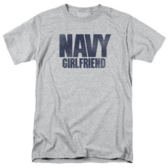 Navy Girlfriend Men's 18/1 Cotton Short-Sleeve T-Shirt