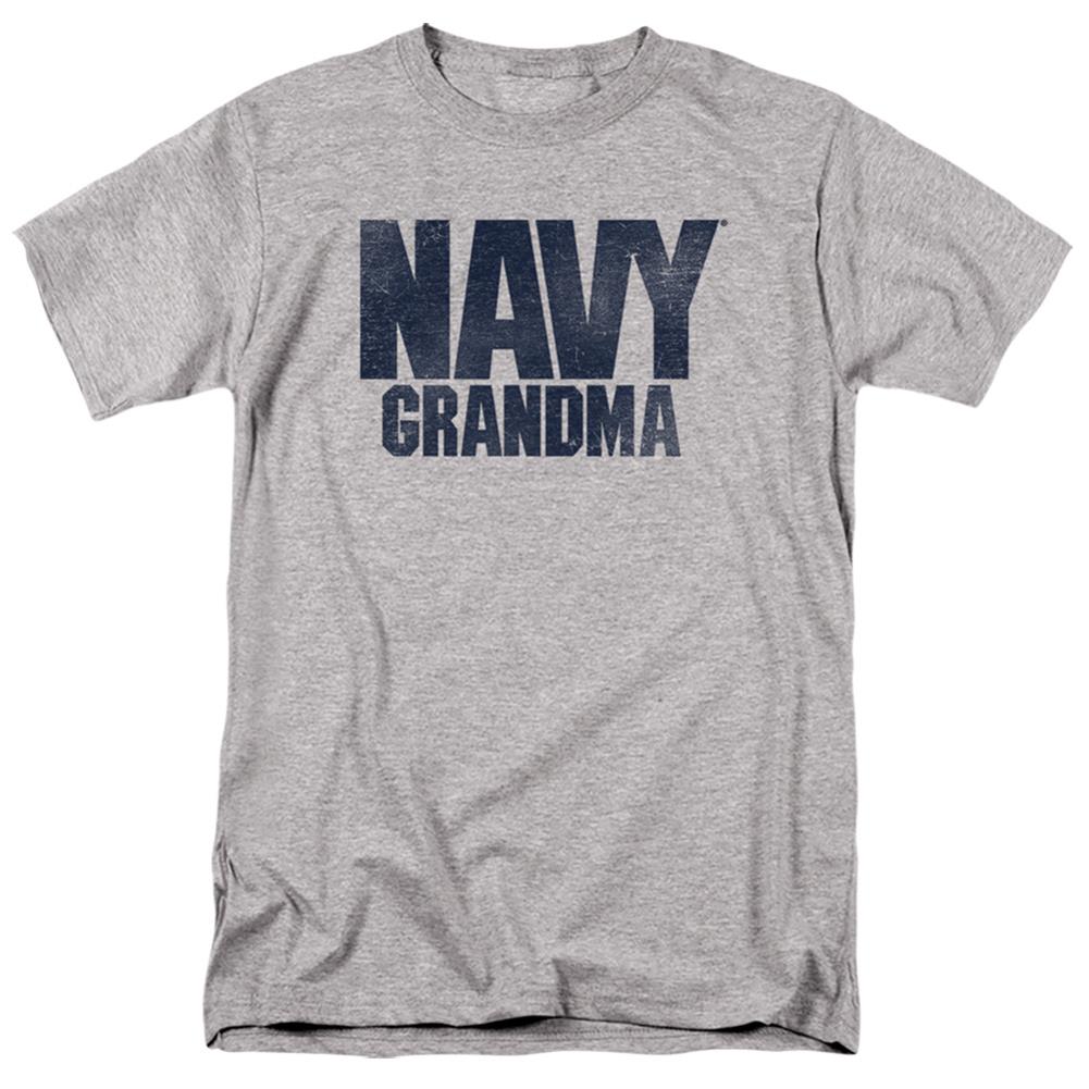 Navy Grandma Men's 18/1 Cotton Short-Sleeve T-Shirt