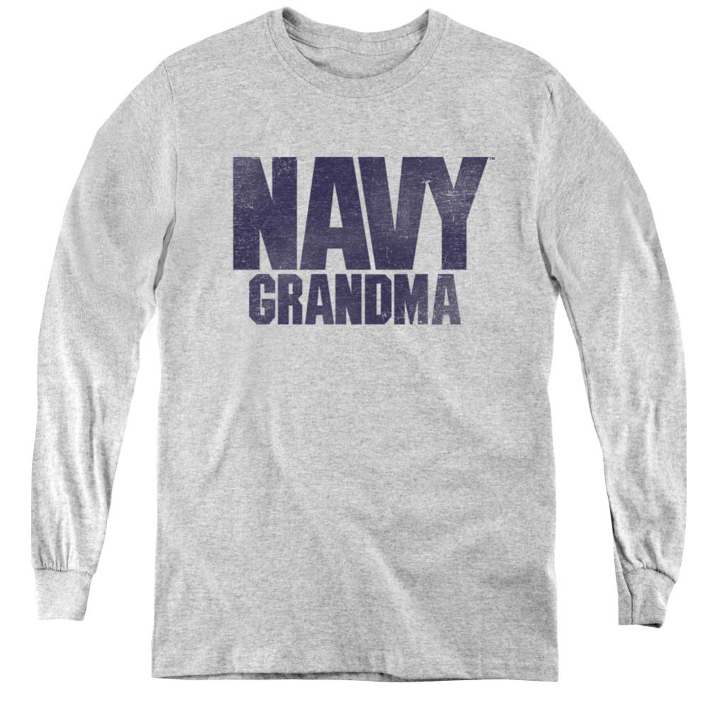 Navy Grandma Youth Long-Sleeve T-Shirt