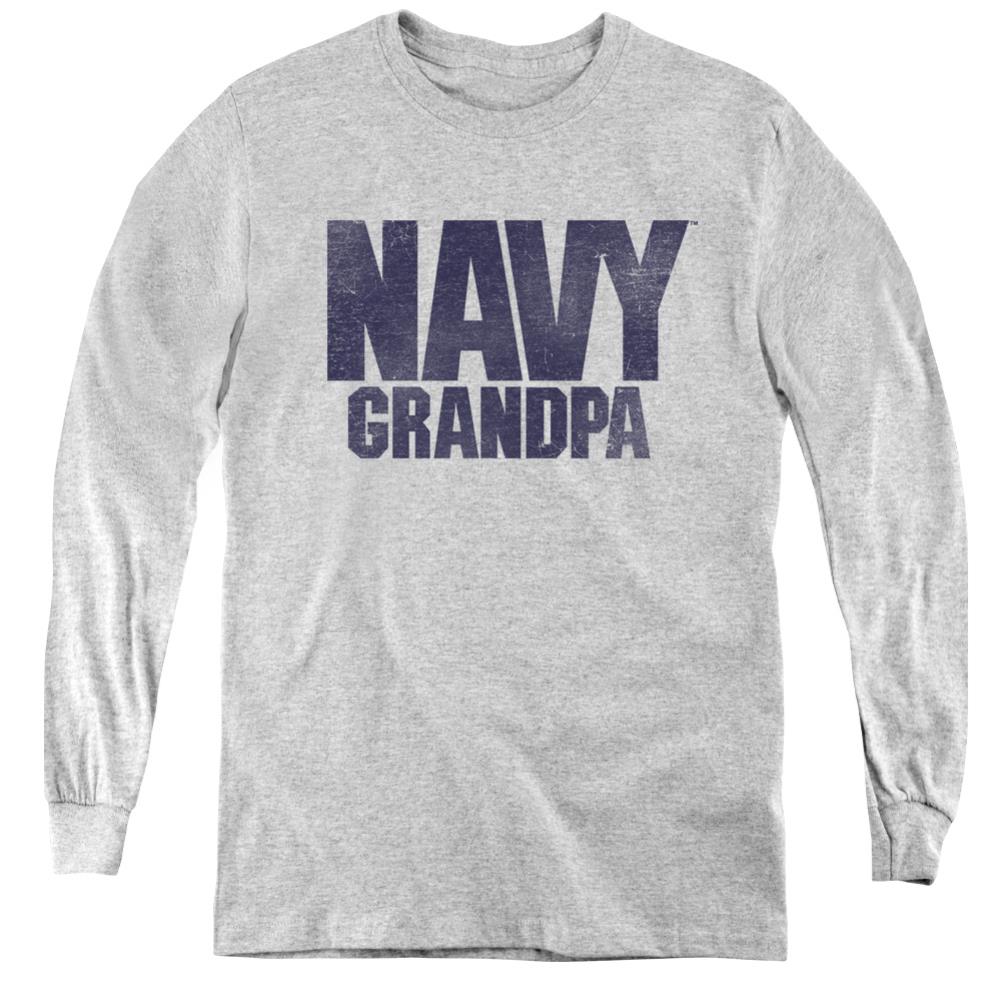 Navy Grandpa Youth Long-Sleeve T-Shirt