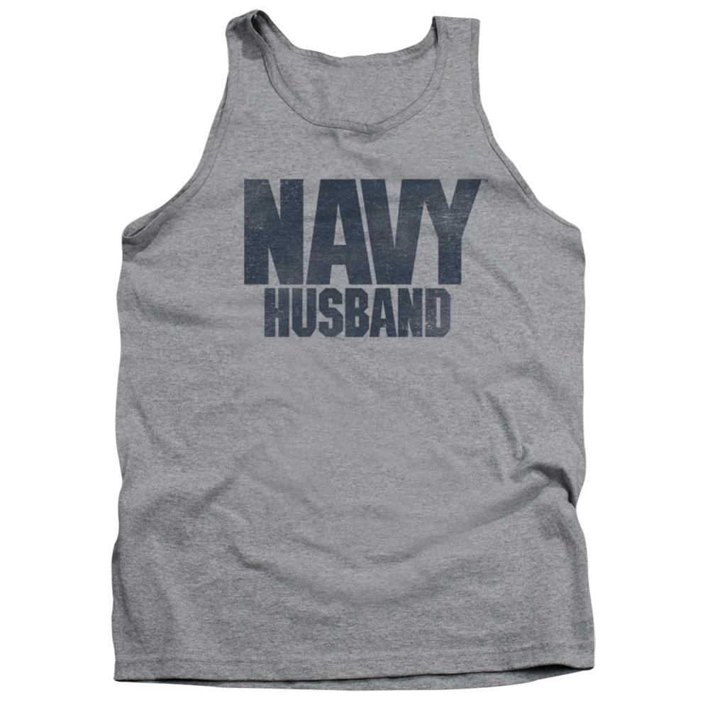Navy Husband Men's 18/1 Cotton Tank Top